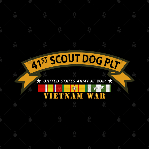 41st  Scout Dog Platoon wo Txt  w VN SVC by twix123844