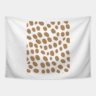 Paste Colours Brown  Leopard Skin Pattern Tapestry