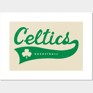 Boston Celtics Basketball Logo Kids T-Shirt by Drawspots