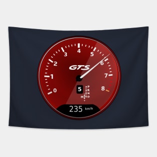 Speedometer Porsche 911 - GTS Tapestry