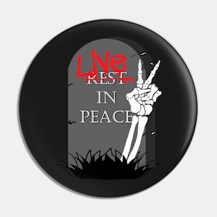 Live in Peace Pin