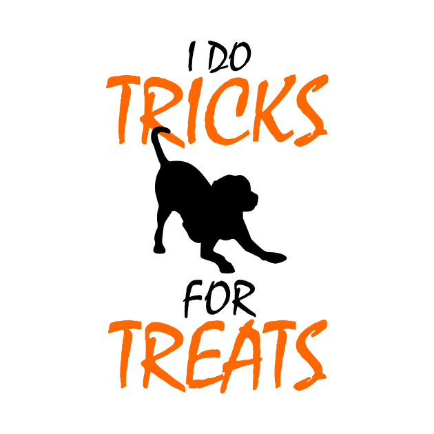 I Do Tricks For Treats Dog Lover Halloween Gifts by ChrisWilson