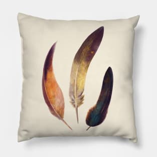 Three Feathers Pillow