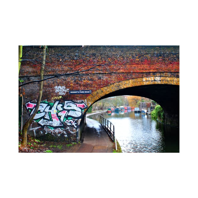 Graffiti Street Art Regent's Canal Camden London by AndyEvansPhotos