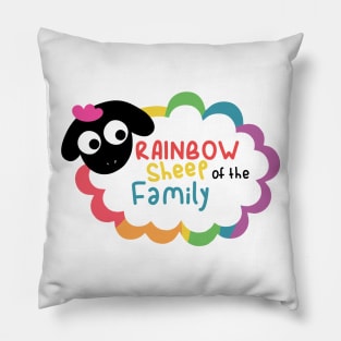 Rainbow Sheep of the Family Pillow