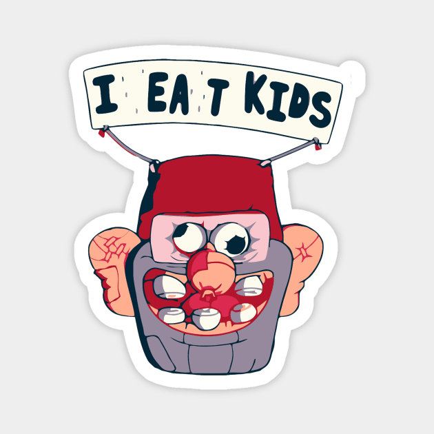 I ea t kids Magnet by Anna Senpai