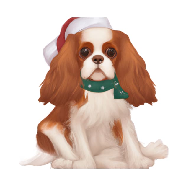 Cute Cavalier King Charles Spaniel Drawing by Play Zoo