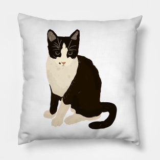 Tuxedo cat Pillow