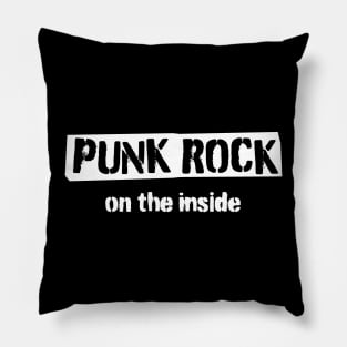 Punk Rock on the Inside Pillow