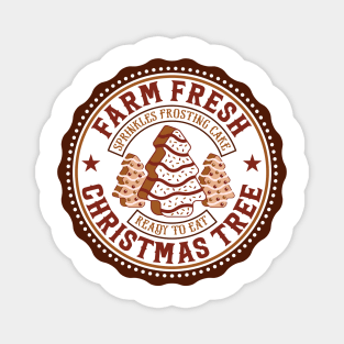 farm fresh christmas tree classic christmas Magnet