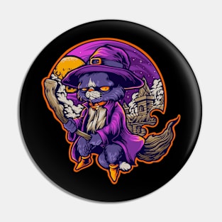 The witch cat Pin