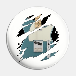 Blue Telecaster Soul Pin