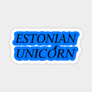 Estonian Unicorn Magnet