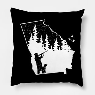 Georgia Duck Hunting Pillow