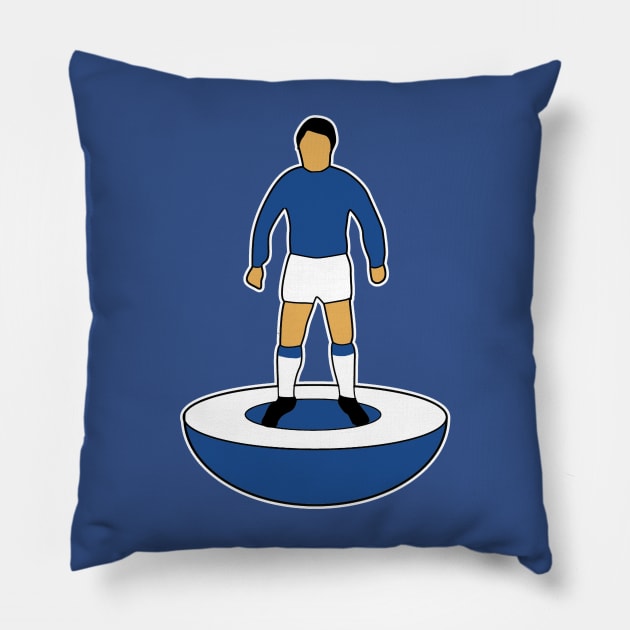 Everton Subbuteo Player Pillow by Confusion101