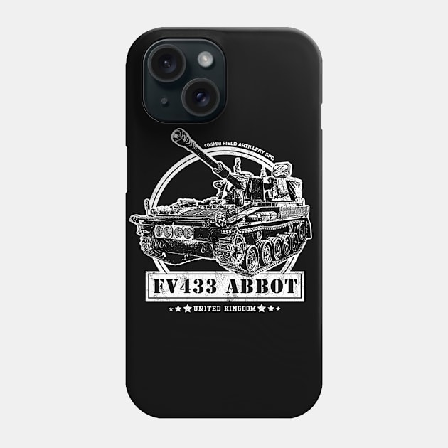 FV433 Abbot SPG Phone Case by rycotokyo81