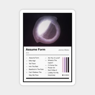 Assume Form Tracklist Magnet