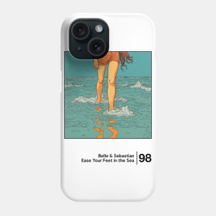 Ease Your Feet in the Sea / Graphic Artwork Design Phone Case