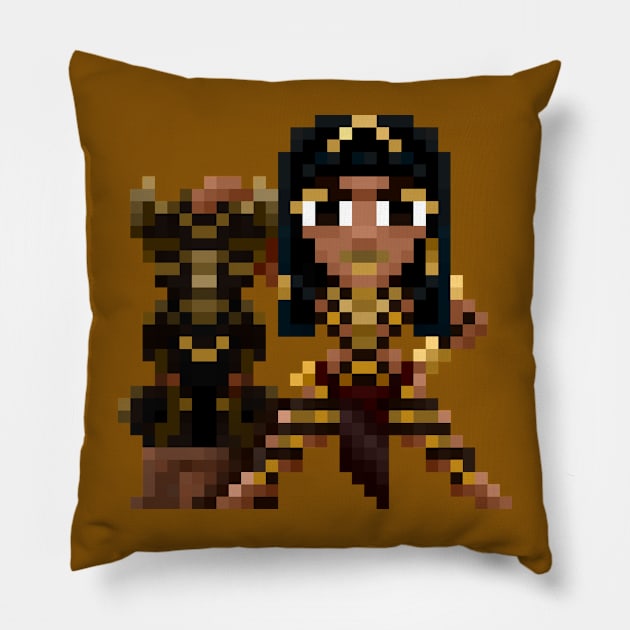 16-Bits Anck Su-Namun Pillow by badpun