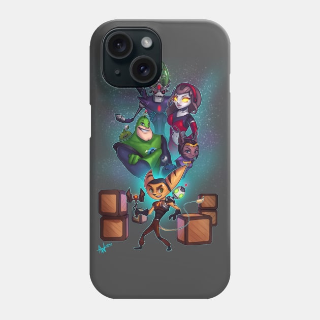 Ratchet and Clank Phone Case by Lushie