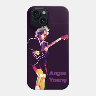 angus young played guitar Phone Case