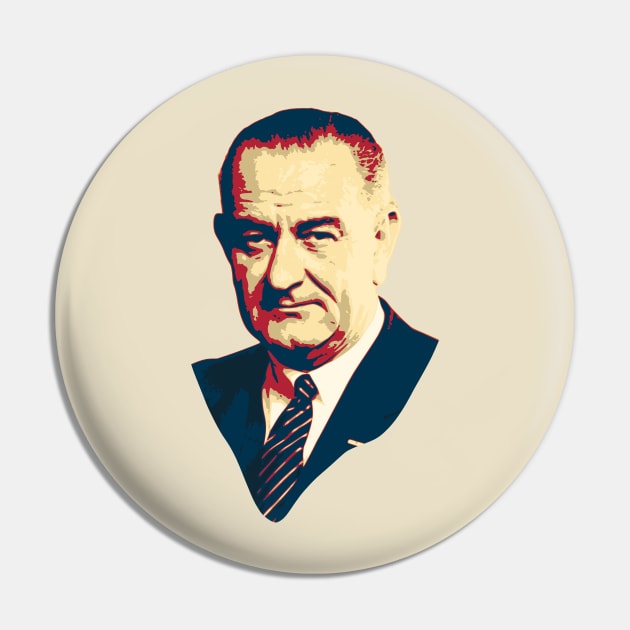 Lyndon B. Johnson Pin by Nerd_art