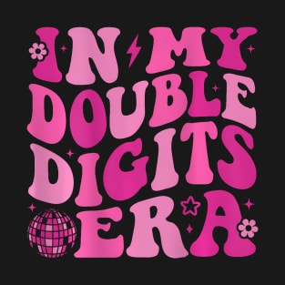 In My Double Digits Era Retro 10 Year Old 10th Birthday girl T-Shirt