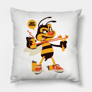 get Buzzed! Pillow