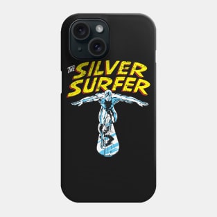 Classic Silver Surfer (Grunged) Phone Case