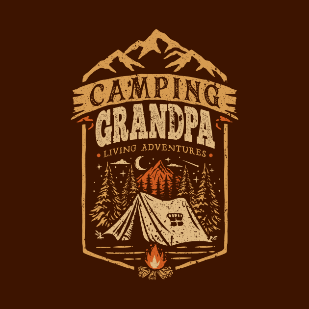 Camping Grandpa by Olipop