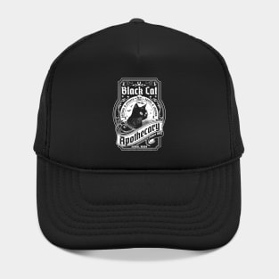 Black Cat Apothecary - Salem 1692 Retro Vintage Halloween Hat