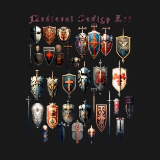 Medieval Design Art T-Shirt