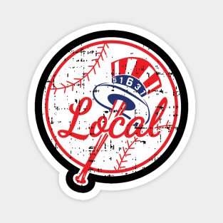 LOCAL51631 NYY Style Magnet