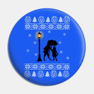 Narnia Christmas sweater Pin