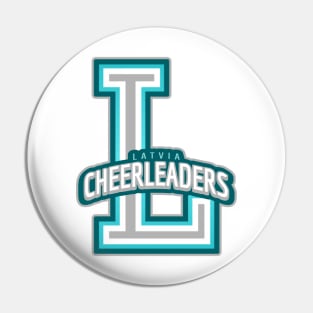 Latvia Cheerleader Pin