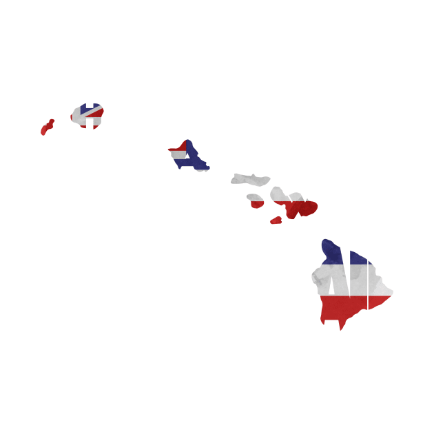 Hawaii Typo Map by inspirowl