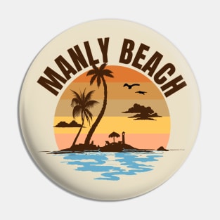 Manly Beach Australia Pin