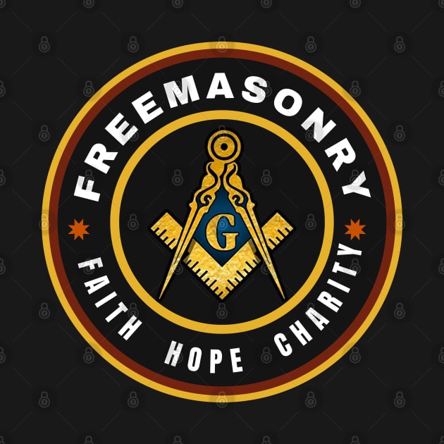 Freemasonry - Faith, Hope, Charity by Hermz Designs