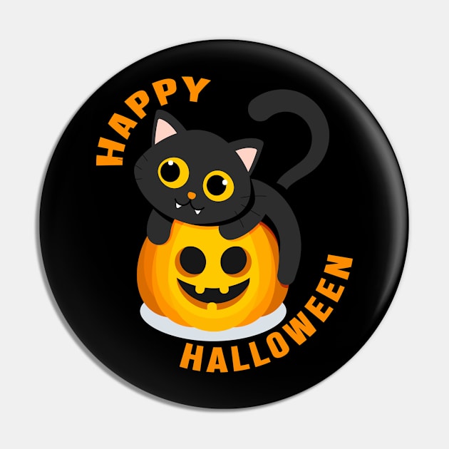 HAPPY HALLOWEEN CAT PUMPKIN Pin by Dieowl