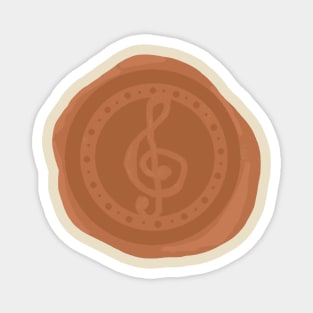 Wax Seal with Treble Clef Magnet