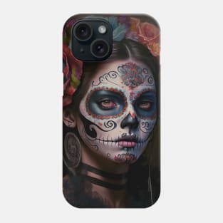 Day of the dead V2 - Women Oil paint Phone Case