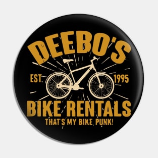 Deebo's Rental Bike Punk Pin