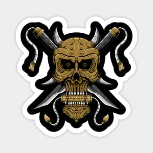 Oni Skull dead design Magnet