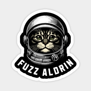 Fuzz Aldrin - space cat Magnet