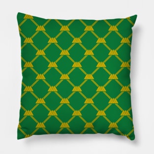 Destiny warlock Pattern Green Pillow