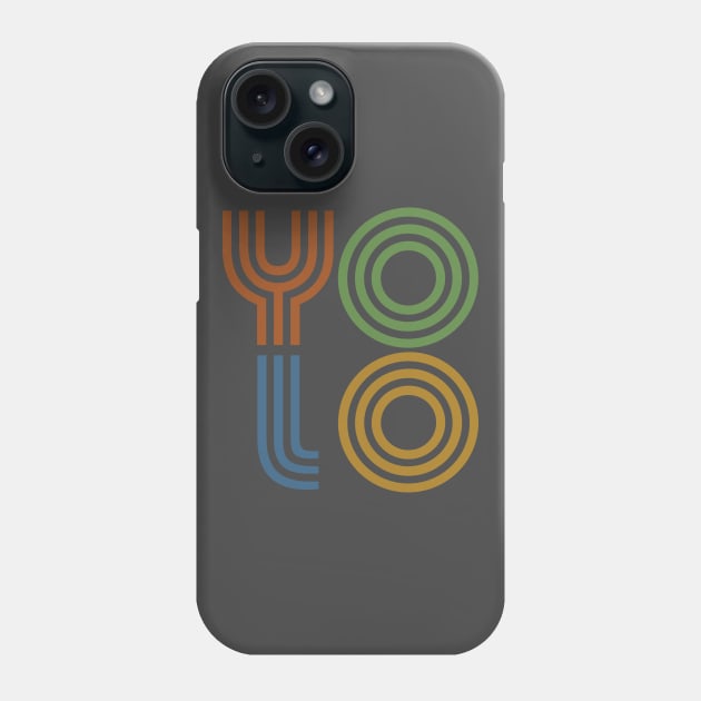 Retro YOLO Phone Case by oddmatter