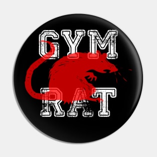 Gym Rat - Bodybuilding Pin