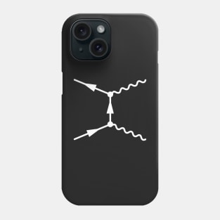 Feynman Diagram - Quantum Field Theory And Particle Physics Phone Case