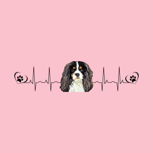 My Heart Beats for my Tri-Colored Cavalier King Charles Spaniel T-Shirt