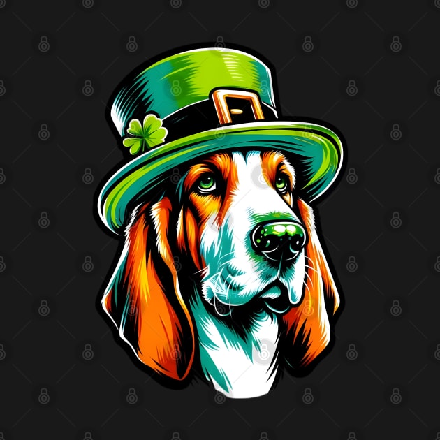 Basset Fauve de Bretagne Celebrates Saint Patrick's Day by ArtRUs